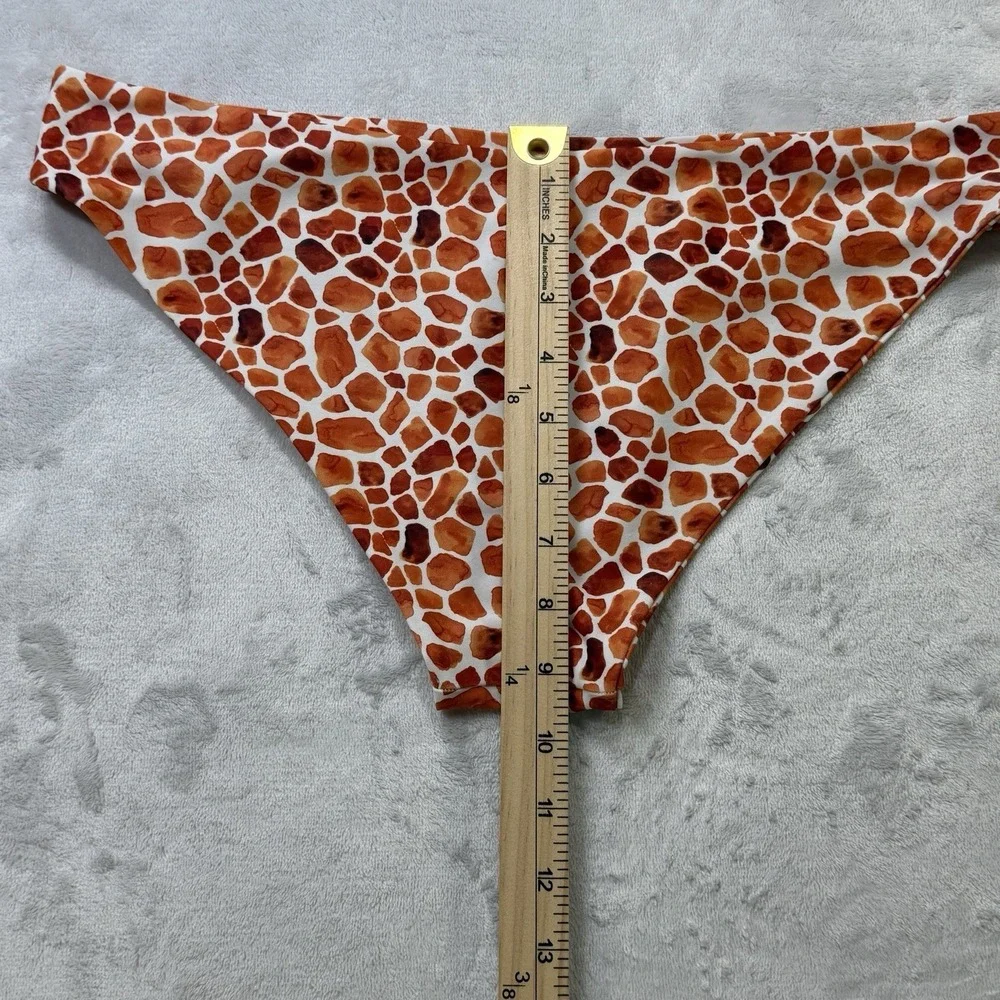 Kulani Kinis Bikini Bottom Womens XL Safari Print Full‎ Coverage